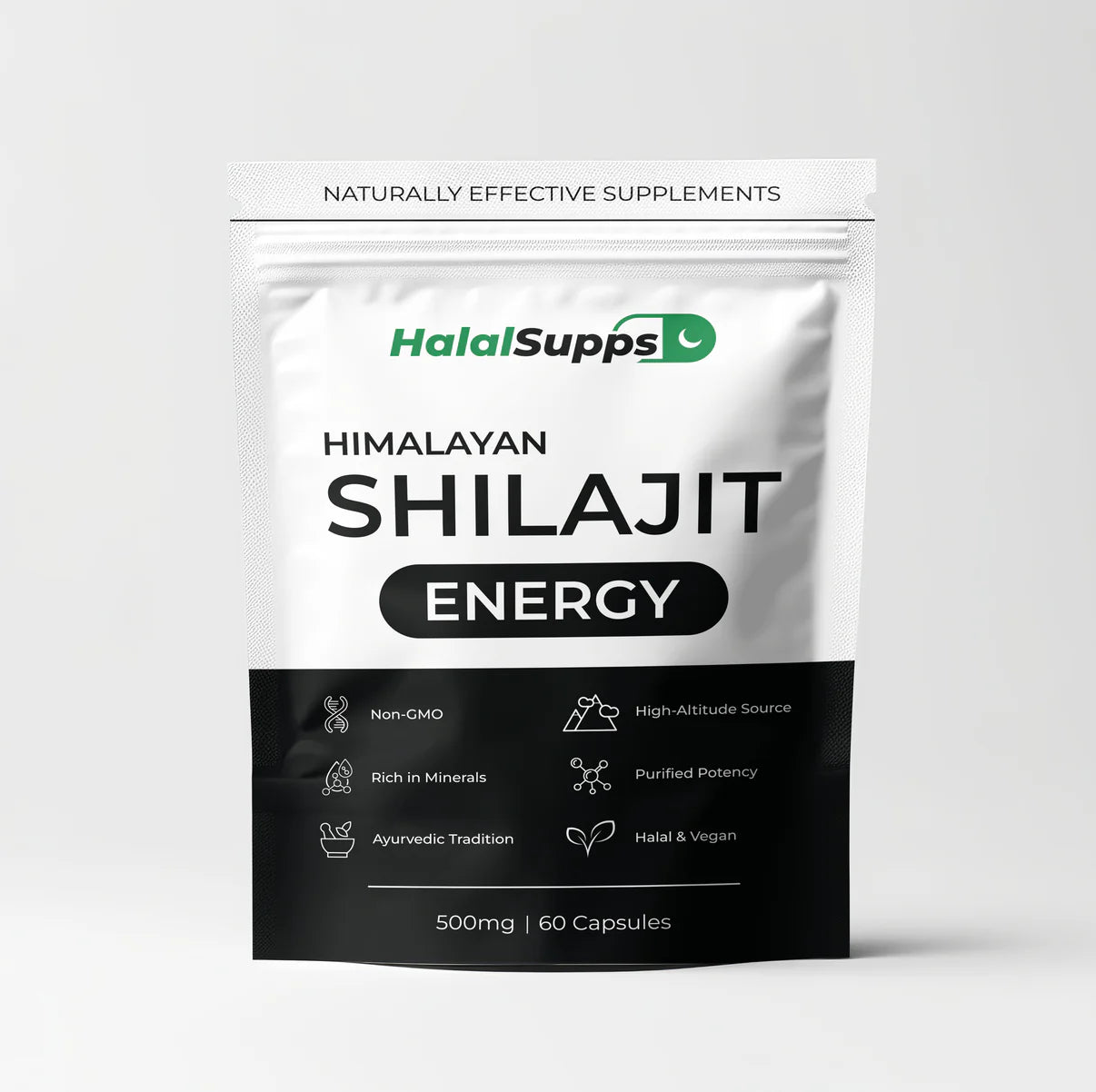 Himalayan Shilajit Extract Capsules 500MG (60 Caps)